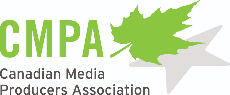 A company logo - the letters CMPA in green beside a green maple leaf