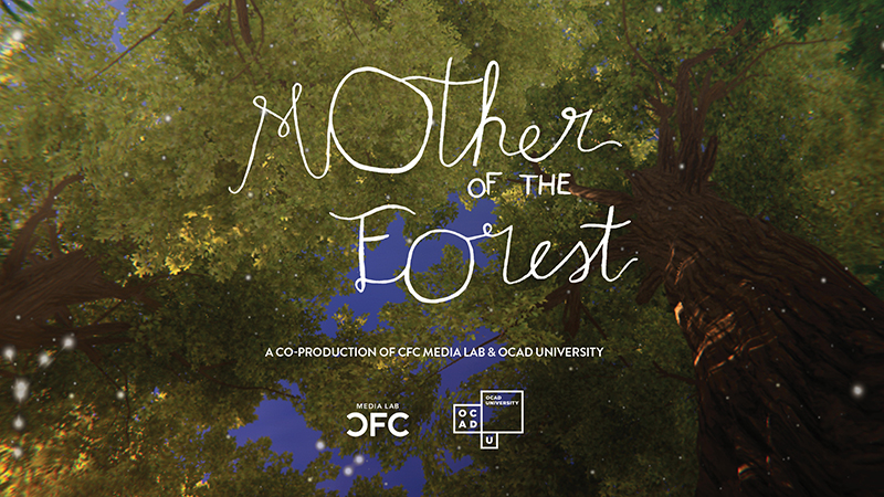 Poster for virtual reality production 'Mother of the Forest'
