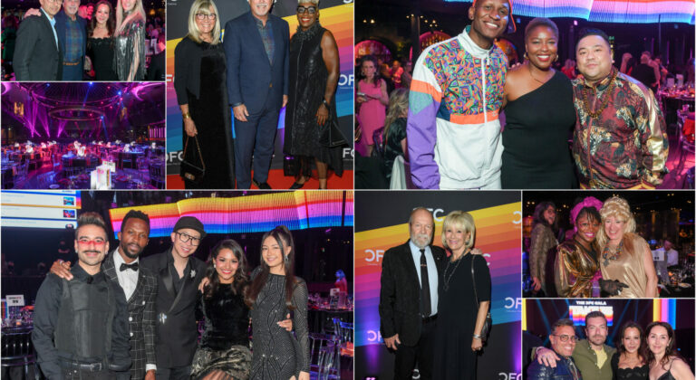 A collage of images from The CFC Gala: Take 35 - people posing for a camera