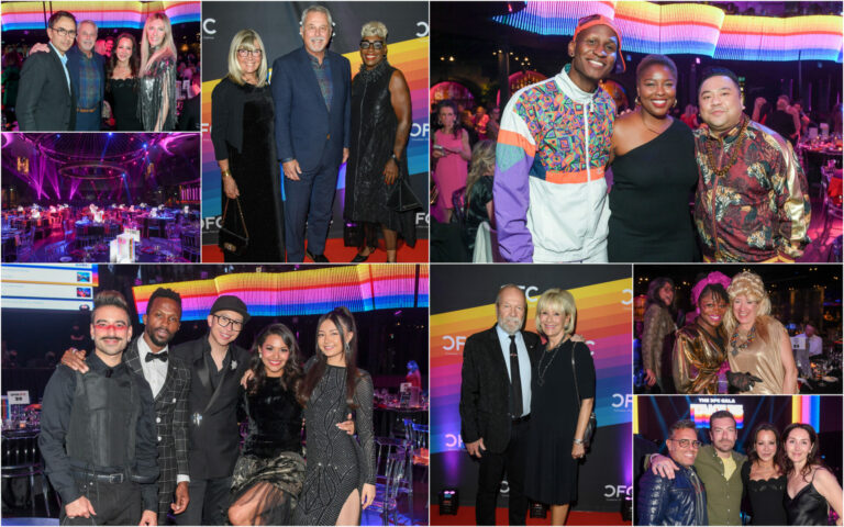 A collage of images from The CFC Gala: Take 35 - people posing for a camera